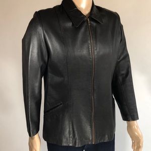 Italian Leather Vera Pelle Suede Leather Jacket